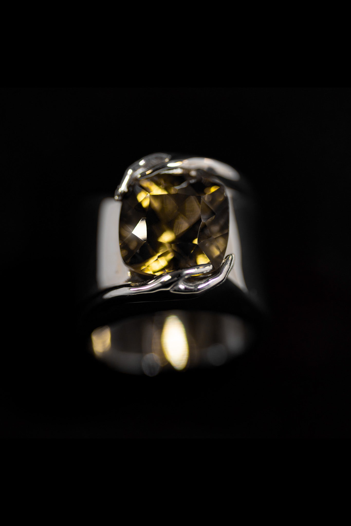 Embrace 925 Honey Quartz Ring