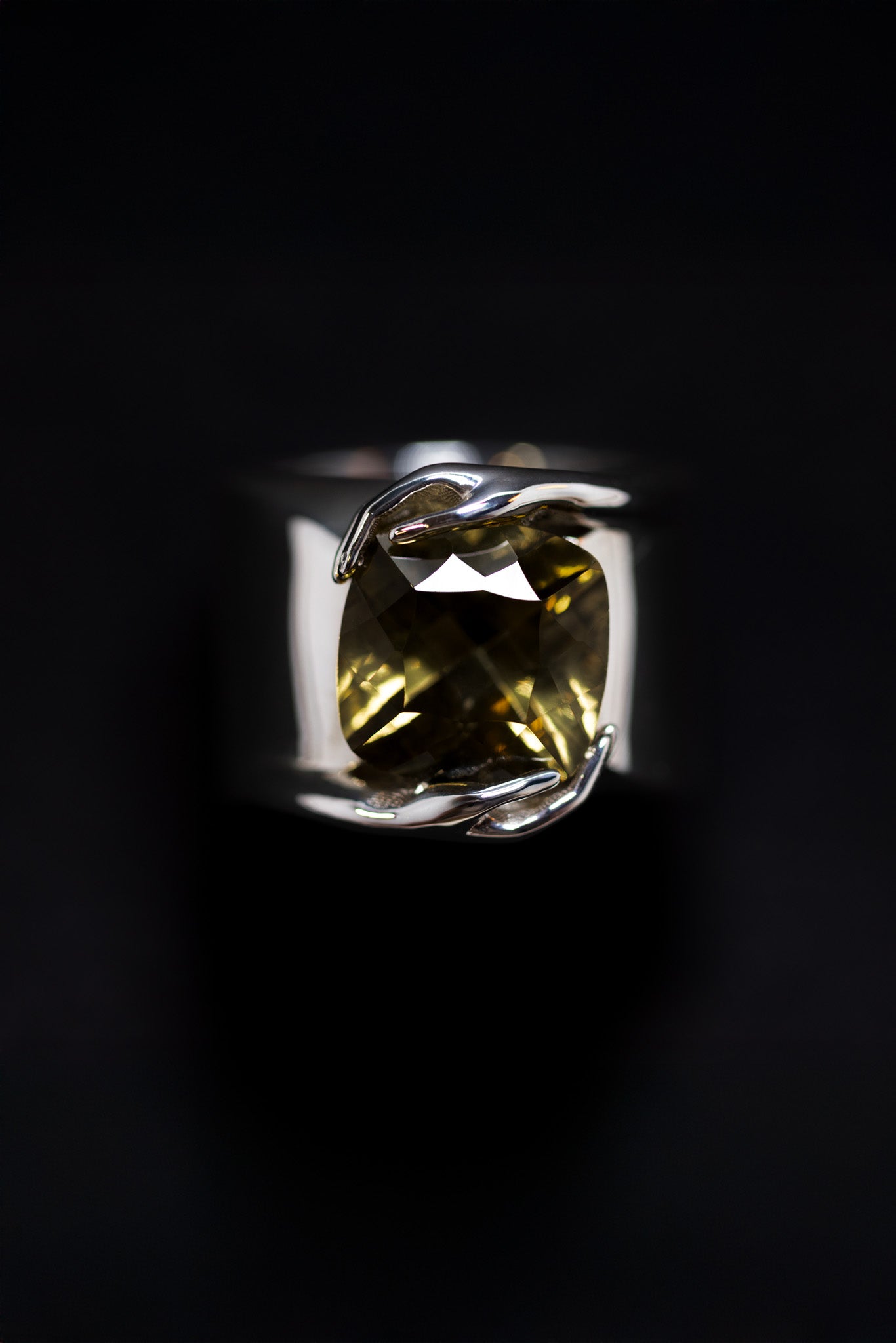 Embrace 925 Honey Quartz Ring