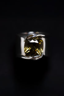 Embrace 925 Honey Quartz Ring