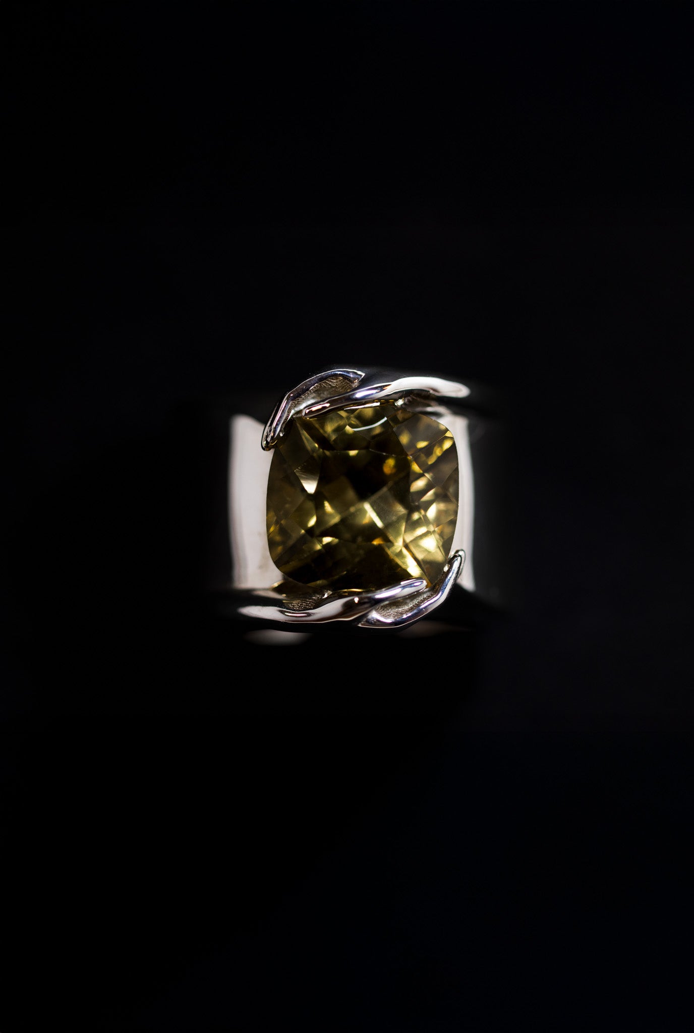 Embrace 925 Honey Quartz Ring