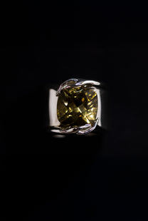 Embrace 925 Honey Quartz Ring