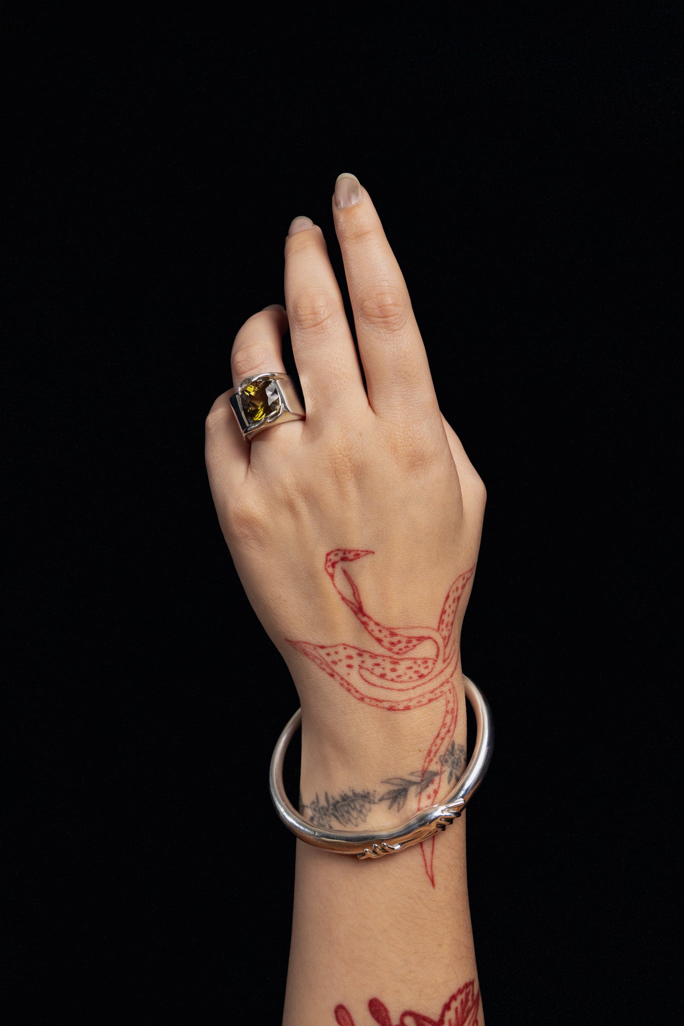 Embrace 925 Honey Quartz Ring